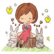 Little picture in watercolors sticker Little picture in watercolors sticker