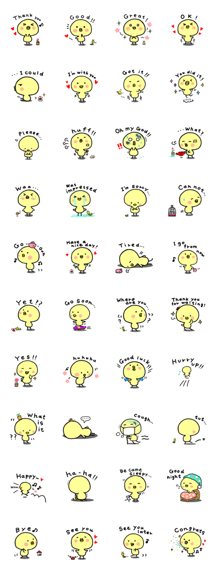 Every day a little bird /English ver.