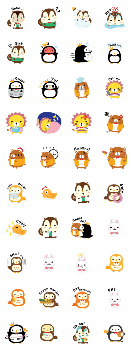 Squly & Friends: Forest Life Style