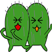 Sabo chan sticker of cactus