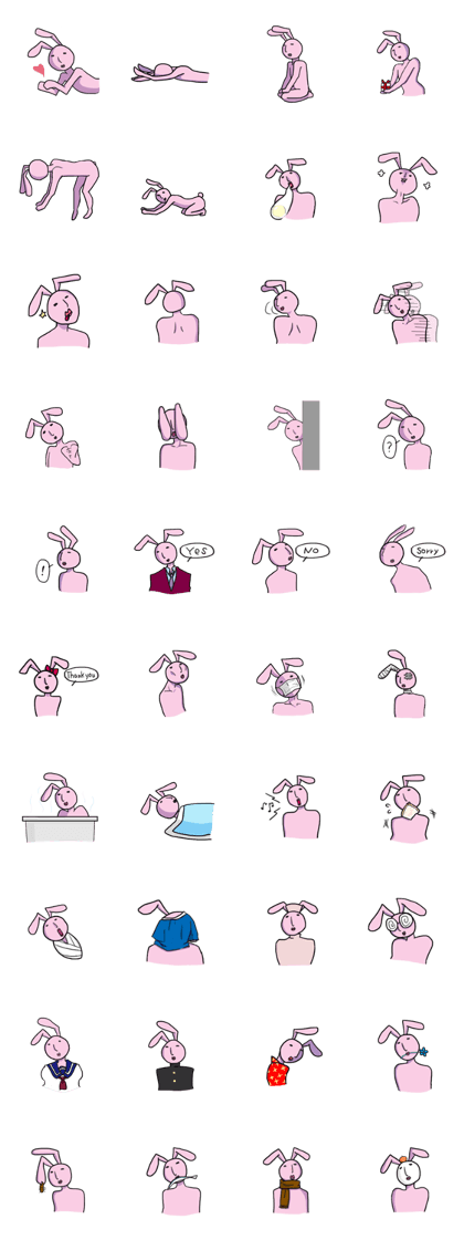 A rabbit required for us. A rabbit required for us.