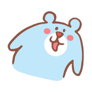 Bear of the pastel color Bear of the pastel color