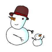 Live with snowman Live with snowman