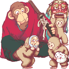Animation SAMURAI Chimpanzee in zh-CN