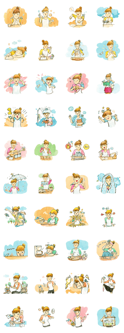 Dinsor & Jibjib : The little artists