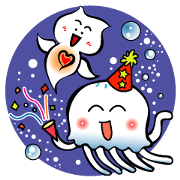 Sea angel and Jellyfish Sea angel and Jellyfish