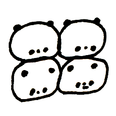 swarm of pandas
