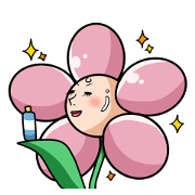 The cosmetics flower