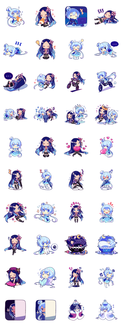 Cutie Chibi Aoki Lapis & Merli Cutie Chibi Aoki Lapis & Merli