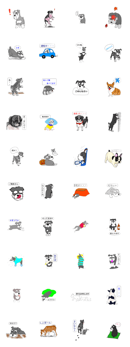 Mr.Schnauzer and his friends Mr.Schnauzer and his friends