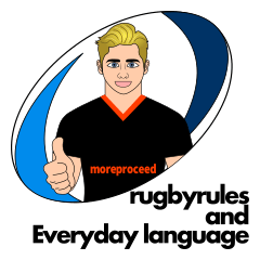 rugbyrules and Everyday languageSticker