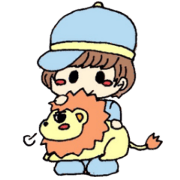 mini lion and a breeding member mini lion and a breeding member