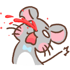 老鼠 飯糰 日常貼圖01