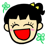 Useful message with girl stamp Useful message with girl stamp