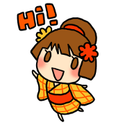 Kimono girl - nemuru's stickers Kimono girl - nemuru's stickers