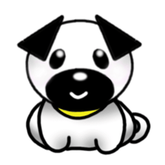 Sticker of Pug