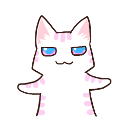 Pink Stripe Cat