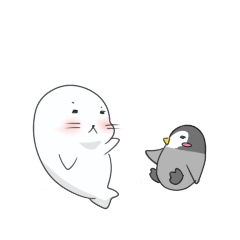 seal and penguin
