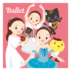 Stickers for those who love ballet