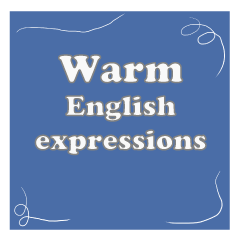 Warm English expressions stickers