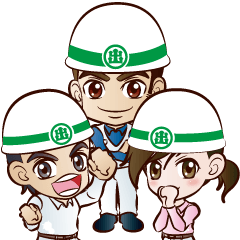 現場監督デヅラー君と職人たち Line スタンプ Line Store