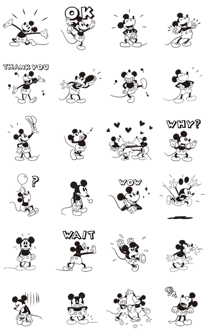 Mickey Mouse: Monochromatic Merriment