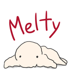 Sticker of Melty.