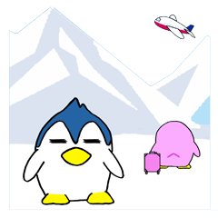 Couple of penguins (English)