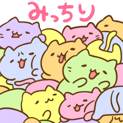 Mitchiri-Neko's Cats Galore Sticker