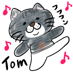 Tom cat sticker