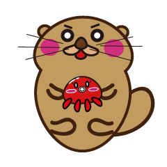 Sea otter Miharakko and fairy of Octopus