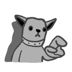 モノクロ犬 Line スタンプ Line Store モノクロ犬 Line スタンプ Line Store