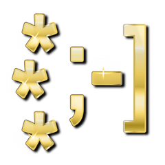 Lucky gold pen023 emoji2/EN