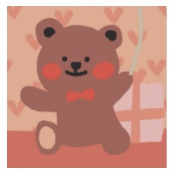 Love hearts bear