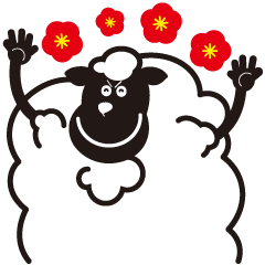 Black sheep-kun and White sheep-chan
