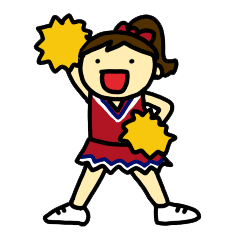 Lineスタンプご紹介 チアダンス編 きょんここのイラストスタンド Lineスタンプご紹介 チアダンス編 きょんここのイラストスタンド