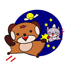 ムササビ君とモモちゃん Line スタンプ Line Store