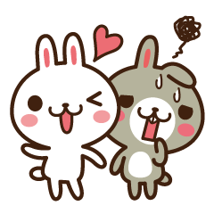 Positive rabbit & Negative rabbit