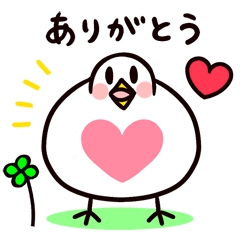 Pigeon's love heart