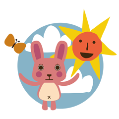 A little pink rabbit-Pinky-Daisy