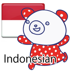 Border cat and Dotted bear Indonesian
