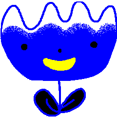 blue flower worker mr.rosa