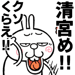 Angry name rabbitt[KIYOMIYA]