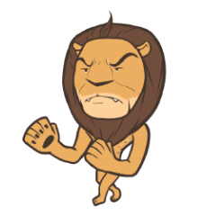 This is LionMan Sticker