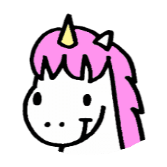 Pink Unicorn Sticker