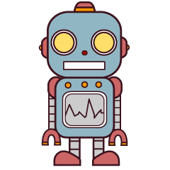 Help robot Sticker