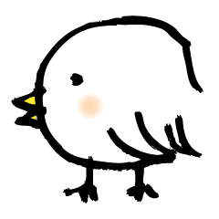 White bird Sticker