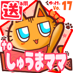 Cute cat's name sticker2 MY100120N01