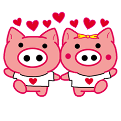 White nose pigs3 sweet love