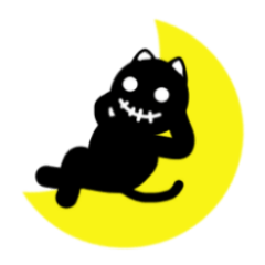 Black bogy cat